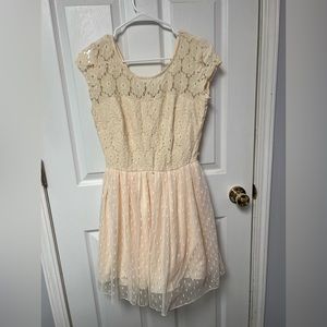 Cream Dress